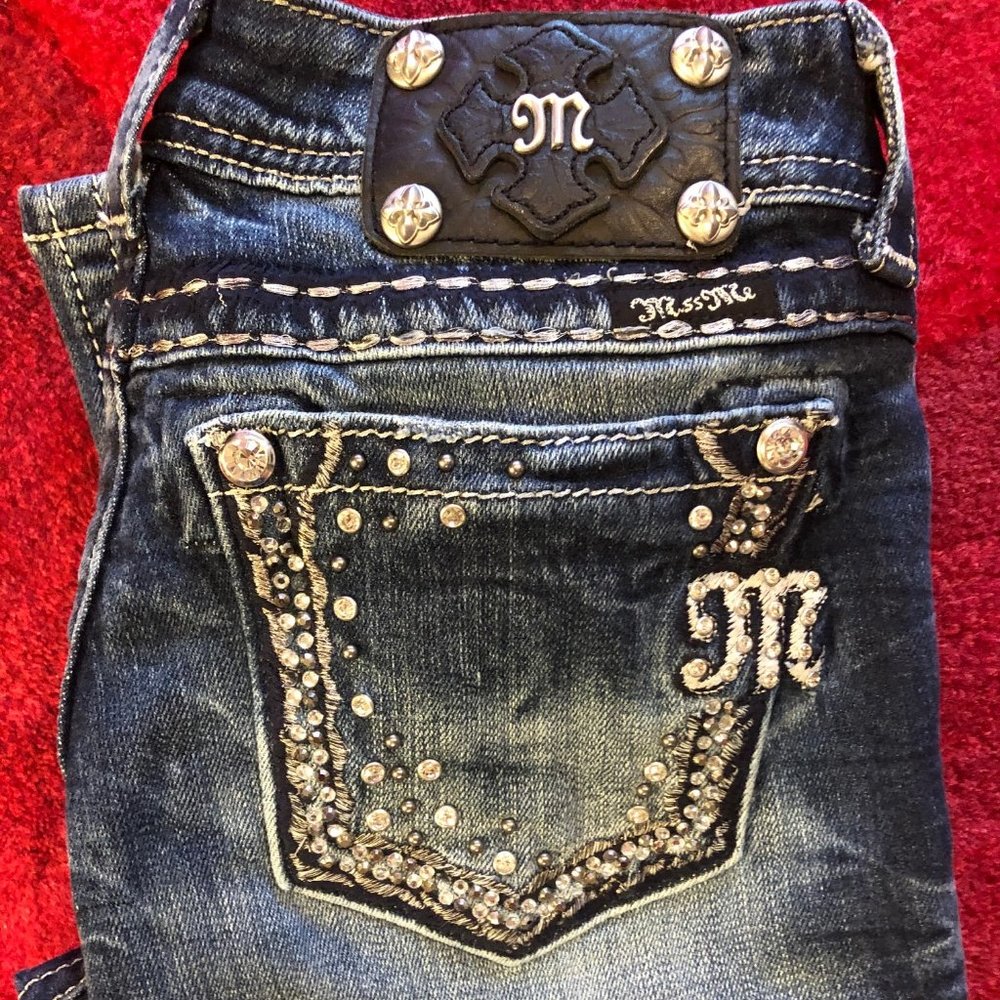Miss Me Blue Boot Cut Jeans